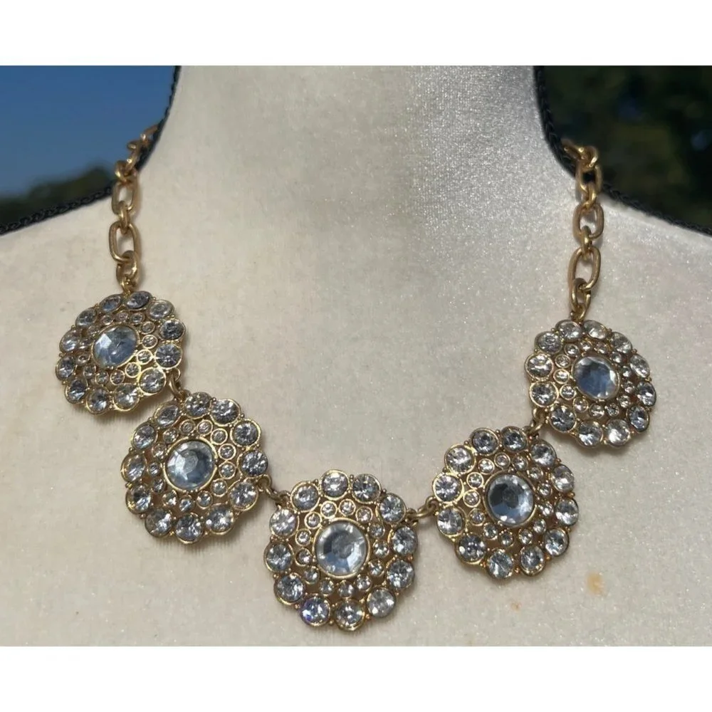 J. Crew Statement Crystal Necklace -- 18